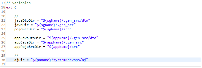 figure aop gradle ext