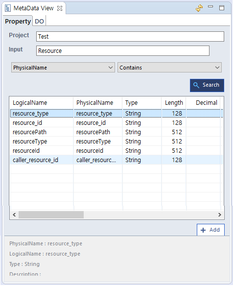 figure metadata view