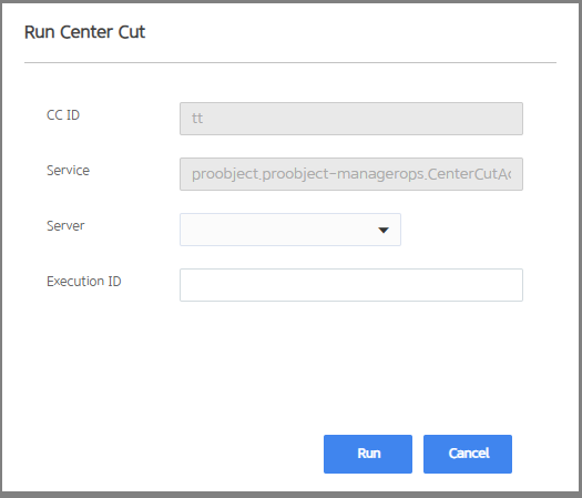 figure centercut management run