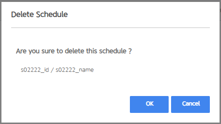 figure scheduler management delete